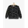 Koton Desenli Sweatshirt Antrasit 9KKB16540TK14D