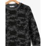 Koton Desenli Sweatshirt Antrasit 9KKB16540TK14D