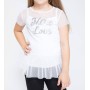 Defacto Tül Detaylı Baskılı T-shirt J6349A6