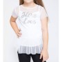 Defacto Tül Detaylı Baskılı T-shirt J6349A6