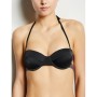 Koton Desenli Bikini Üstü Siyah 8YAK89623MM999