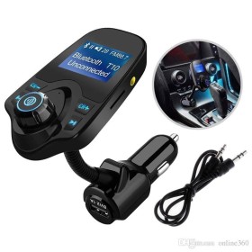 T10 Wireless Bluetooth Araç Kiti Girişli FM Transmitter