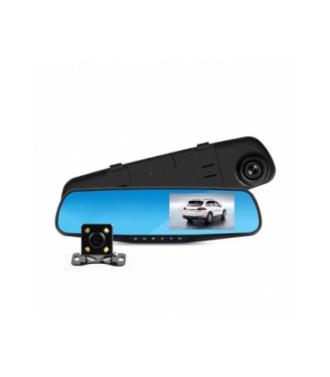 4.3" Kameralı Dikiz Aynası Vehicle Blackbox DVR Kamera Full HD 1080 P