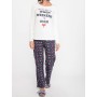 DeFacto Kadın Desenli Pijama Takımı J7485AZ