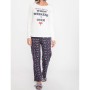 DeFacto Kadın Desenli Pijama Takımı J7485AZ