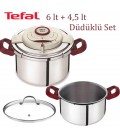 Tefal Clipso + Precision 6 L & 4.5 L Düdüklü Tencere Seti