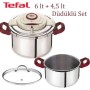 Tefal Clipso + Precision 6 L & 4.5 L Düdüklü Tencere Seti
