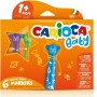 Carioca Teddy Jumbo Bebek Süper Yıkanabilir Keçeli Boya Kalemi 6'lı