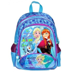Hakan Çanta Frozen Üç Bölmeli Kız Çocuk İlkokul Sırt Çantası 95212