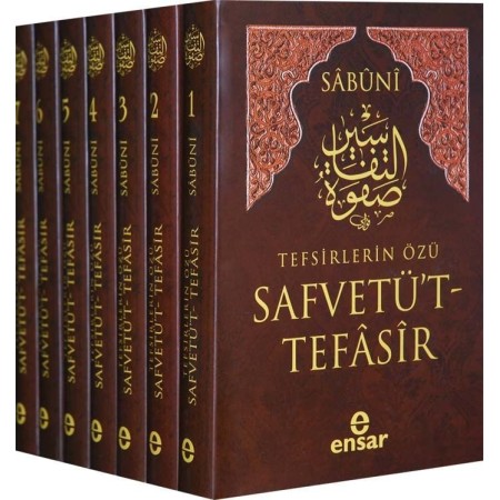 Tefsirlerin Özü Safvetüt Tefasir Muhammed Ali Es-Sabuni 7 cilt Ensar Yayınları