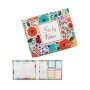 Globox Yapışkanlı Not Kağıdı Sticky Notes Çiçek Desenli