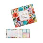 Globox Yapışkanlı Not Kağıdı Sticky Notes Çiçek Desenli