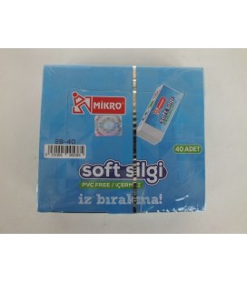 Mikro Soft Silgi PVC İçermez 2B-24 İz Bırakmaz 24 Adet