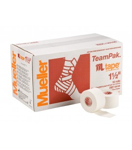 Mueller Teampak M-Tape, 2" x 15 yd, Beyaz Sporcu Bandı 32 Rulo
