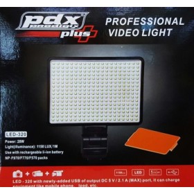 Pdx Led-320 Kamera Işığı, Kamera Tepe Lambası, Led Kamera Işığı, Sony Mc250 Işığı