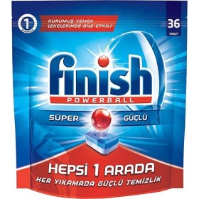 Finish Powerball Hepsi 1 Arada Bulaşık Makinesi Deterjanı 36 Tablet
