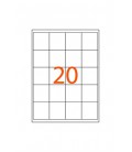 46x50 Lazer Sticker 20'li A4 100x20 - 2000 Adet