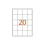 46x50 Lazer Sticker 20'li A4 100x20 - 2000 Adet