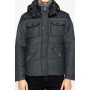 Koton Kapüşonlu Mont Antrasit 8KAM21230LW18A