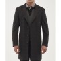 Altınyıldız Classics Erkek Antrasit Standart Fit Desenli Palto 4A0519100003