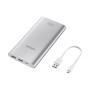Samsung 10000 mAh Taşınabilir Hızlı Şarj Cihazı Gümüş EB-P1100BSEGWW