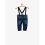 Koton Kemer Detaylı Jean Pantolon İndigo 9KMB48492OD740