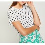 Koton Puantiyeli T-Shirt Beyaz 8YAK13827EK05U