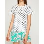 Koton Puantiyeli T-Shirt Beyaz 8YAK13827EK05U