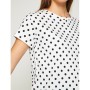 Koton Puantiyeli T-Shirt Beyaz 8YAK13827EK05U