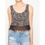 Koton Dantel Detaylı Atlet Siyah 7YAL31278OW59F