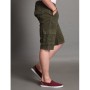 Fashion Friends Cep Detaylı %100 Pamuk Chino Bermuda Şort