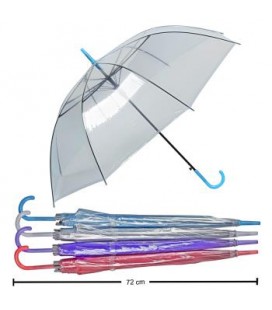 Şeffaf Renkli Şemsiye