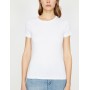 Koton Kadın Bisiklet Yaka T-Shirt Beyaz 9YTK12085SK000