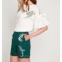 Koton Kadın İşlemeli T-Shirt Beyaz 7YAK13857EK000
