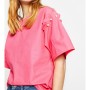 Koton İnci Detaylı Bluz Pembe 7YAK68339PW909