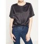 Koton Rahat Kesim Bluz Lacivert 7YAK68579PW745