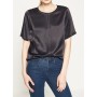 Koton Rahat Kesim Bluz Lacivert 7YAK68579PW745