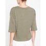 Koton Baskılı T-Shirt Haki 7YAL11885JK884