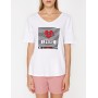 Koton Kadın Baskılı T-Shirt Beyaz 9KAL11251JK001
