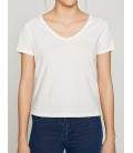 Koton V Yaka T-Shirt Beyaz 8YAL11353OK001