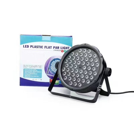 54 Led Flat Par Profesyonel Disko  Işık Sese Duyarlı