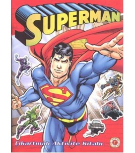 Superman Çıkartmalı Aktivite Kitabı
