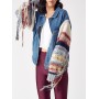 Robin Jeans Püskül Detaylı Mont Lacivert D89040