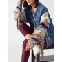 Robin Jeans Püskül Detaylı Mont Lacivert D89040