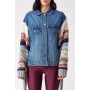 Robin Jeans Püskül Detaylı Mont Lacivert D89040