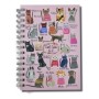 Deffter Lovely Spiralli Defter Cool Cats 20x28