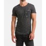 Ltb Erkek T-shirt Liyoti Tişört Desenli Antrasit