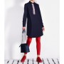 Alvina Wia Keten Tunik Lacivert 18YTNK004071