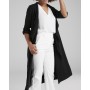 Love My Body Kadın Uzun Ceket - 119L5167000 Siyah