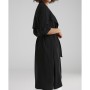 Love My Body Kadın Uzun Ceket - 119L5167000 Siyah